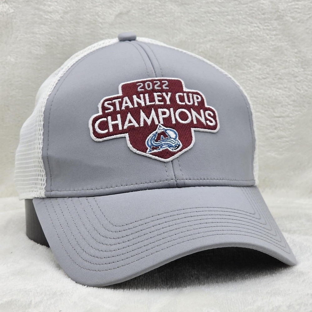 Colorado Avalanche Hat Cap Snap Back NHL Hockey 2022 Stanley Cup Champions Mens